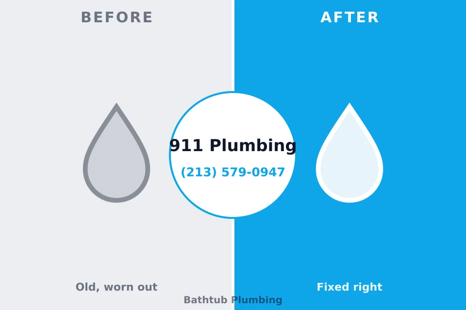 Before and after: plumbing company Huguley, AL